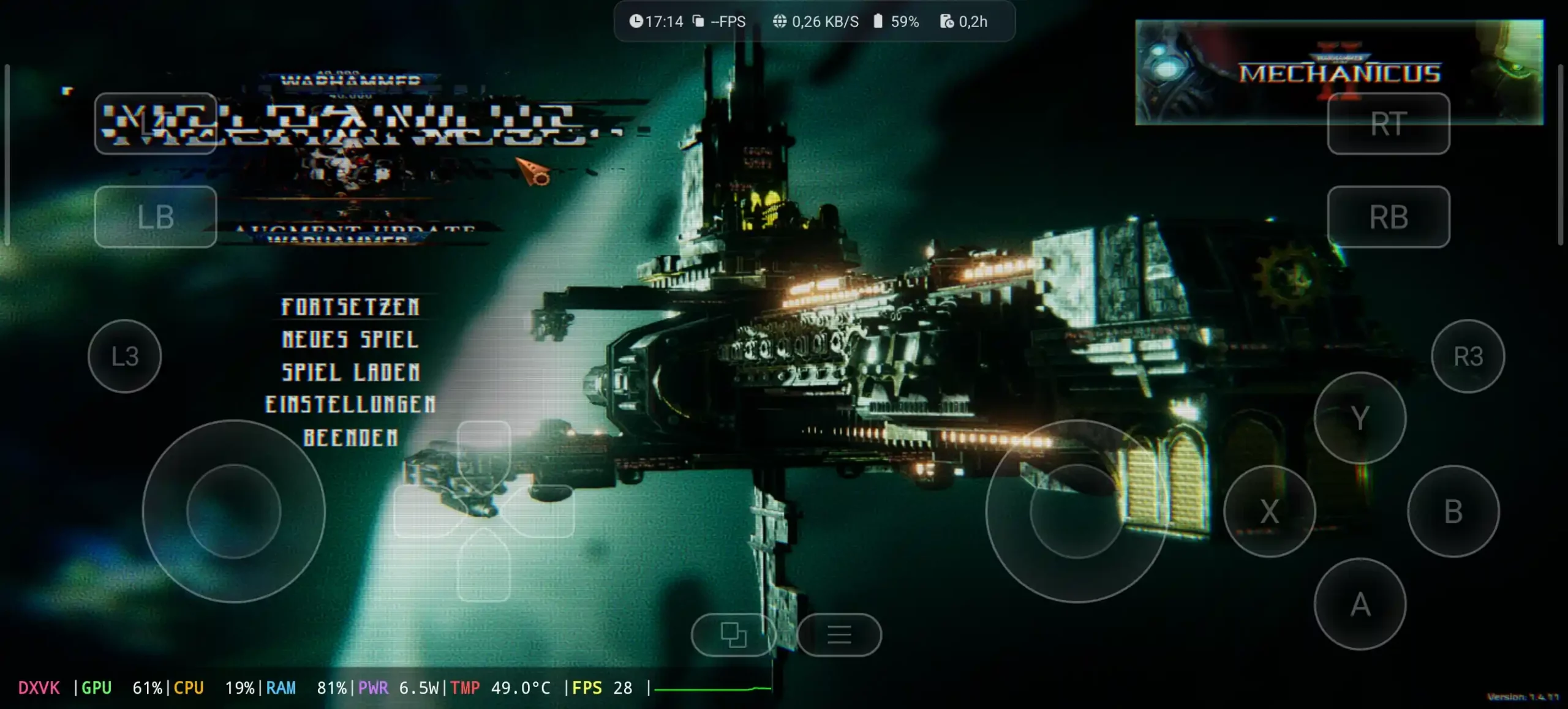 Warhammer 40 000 android game - Gamehub Emulator download apk