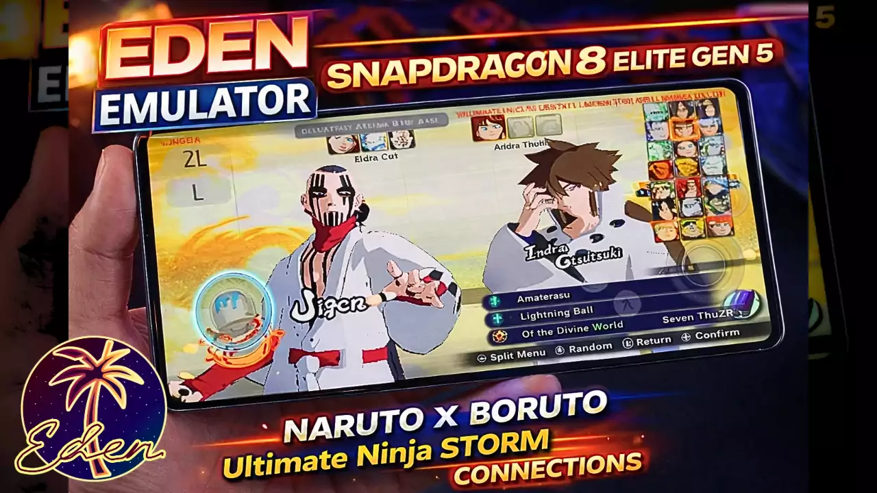 naruto x boruto ultimate ninja storm connections emulator android - Eden Emulator