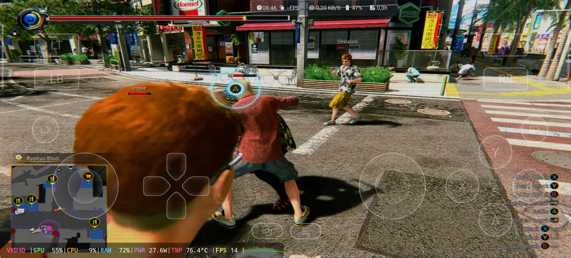 yakuza kiwami 3 & dark ties android download - Gamehub Emulator